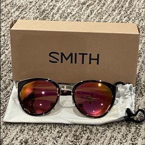New in box Smith Somerset tortoise rose polarized sunglasses